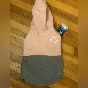 Dog Champion waterproof rain coat/windbreaker size large